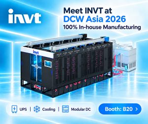 INVT giới thiệu các giải pháp nguồn điện và làm mát bằng chất lỏng phục vụ hiện đại hóa trung tâm dữ liệu tại Data Centre World Asia 2026