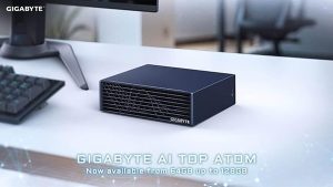 GIGABYTE AI TOP ATOM phiên bản bộ nhớ hợp nhất 64GB mở rộng khả năng phát triển AI trên máy tính để bàn