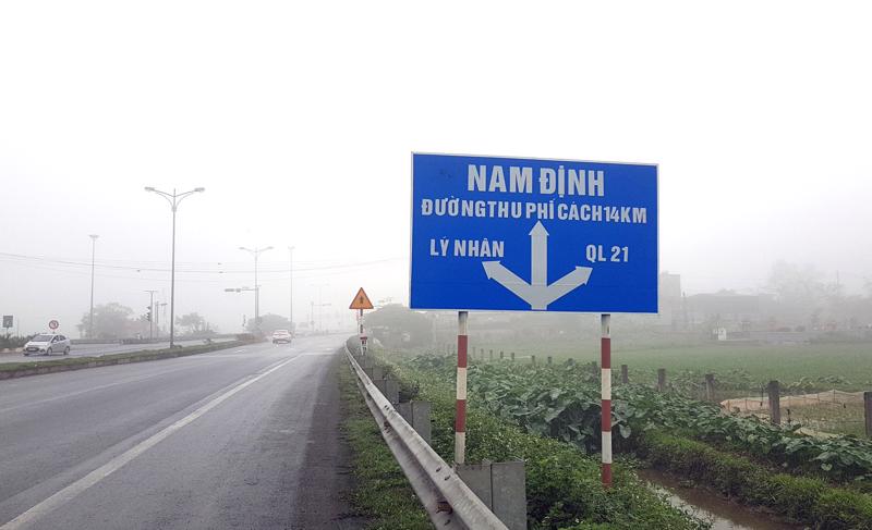 Hiện nay, tuyến Phủ Lý - TP. Nam Định đang khai thác theo quy mô đường cấp II.